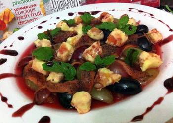 Ultimate Serving Recipe Pomegranate And Grape Jello Salad With Smoked Salmon Delicious Ultimate Serving Recipe Pomegranate And Grape Jello Salad With Smoked Salmon Delicious