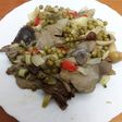 Boletus con verduritas