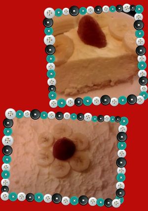 A picture of Banana Cream Cheesecake.