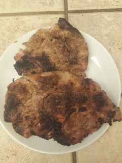 A picture of Sweet BBQ Grilled Porkchops.