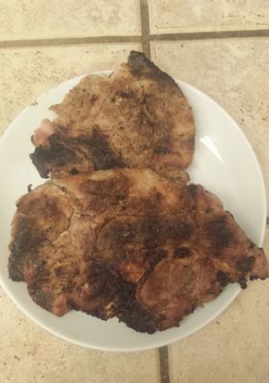 A picture of Sweet BBQ Grilled Porkchops.
