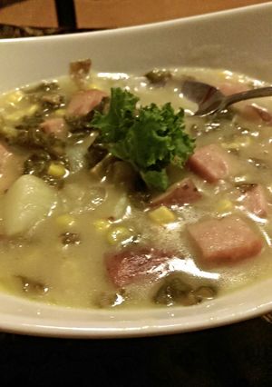 A picture of Irish Potato Soup.