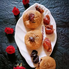 Date and Sesame Buns(Free of Yeast, Soda,Maida & sugar) A picture of Date and Sesame Buns(Free of Yeast, Soda,Maida & sugar).
