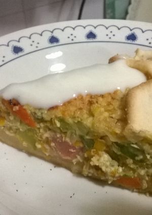 Una foto de Tarta de zapallitos