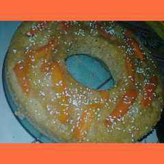 Una foto de Budín integral de zanahoria y naranja