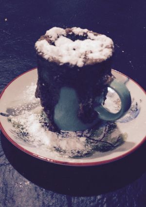 Una foto de Bizcocho en taza