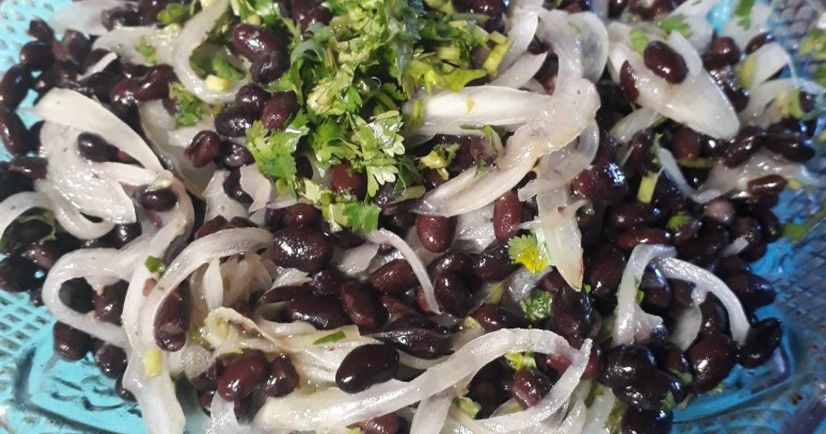 Ensalada de porotos negros Receta de Cony Constanza Cookpad