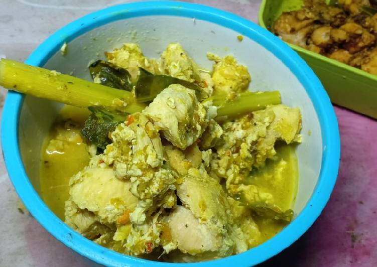 Resep Ayam kuah kuning Anti Gagal