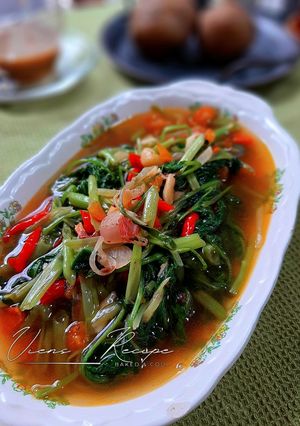 Foto resep Cah Kangkung Terasi simple