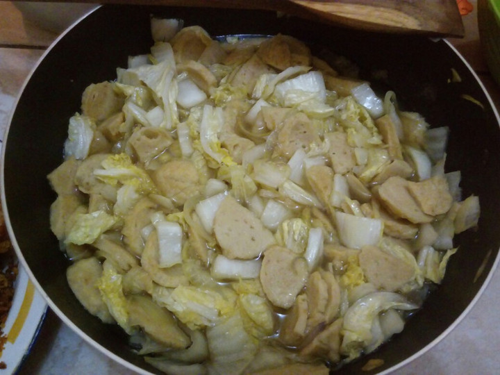 Resep DW-Tumis Sawi Putih Bakso Anti Gagal