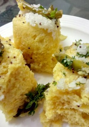 A picture of Dhokla.