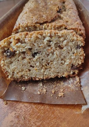 Una foto de Budín de Manzana y Zanahoria