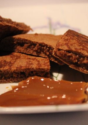Una foto de Tortitas de avena fit -sabor chocolate