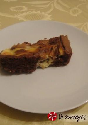 Φωτογραφία της συνταγής Brownies με cheesecake