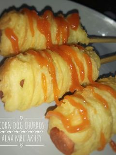 Foto resep Corn dog churros