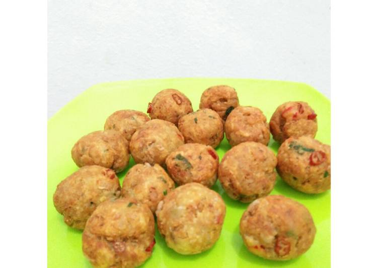 Resep 3. Bakso Pentol Tempe Pedas🍡 yang Lezat Sekali