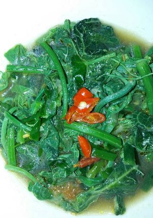 Foto resep Tumis pucuk daun labu