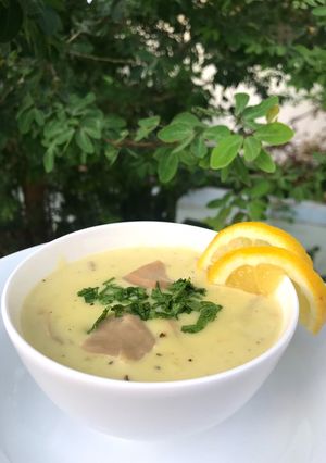 صورة لوصفة شوربة كريمة الفطر