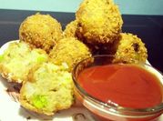 A picture of bread potato cutlet