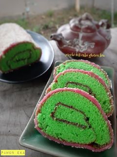 Foto resep Mochi roll cake gluten free