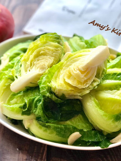 蒜炒高麗菜嬰 /家常菜 的食譜成品照片