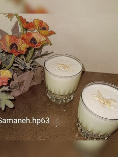عکسی از دستور اسموتی طالبی موز زردآلو🌺