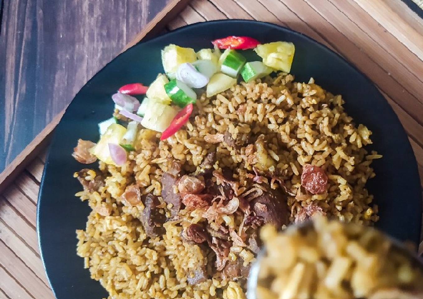 Nasi goreng kari
