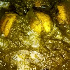 A picture of Palak egg.