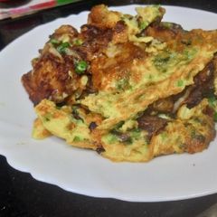 A picture of Fish fried egg.