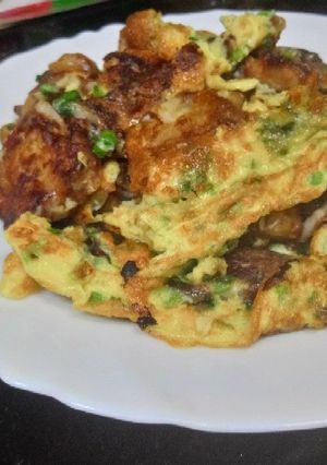 A picture of Fish fried egg.