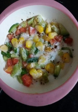 A picture of Corn Yogurt salad.
