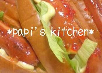 Easiest Way to Make Appetizing Sweet Chili Simple Hot Dog