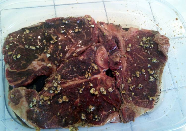 Recipe of Homemade Steak marinade