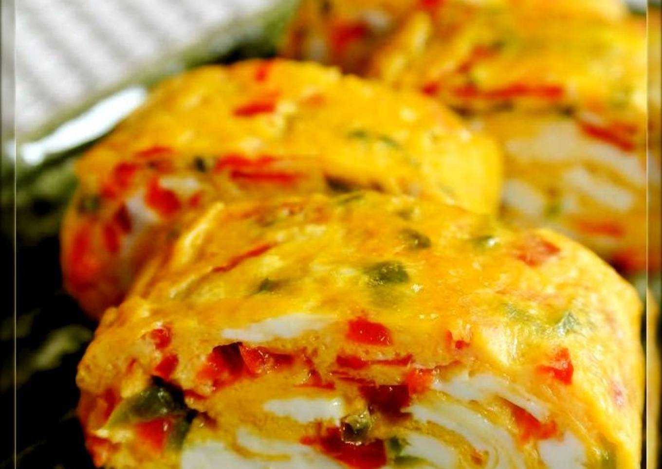 Colourful Tamagoyaki for Bento