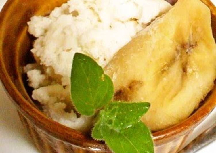 Recipe of Homemade Low-Calorie Banana Yogurt Ice Cream