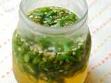 pickled green chiles