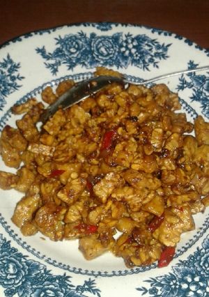 Foto resep Sambel goreng Tempe (simpel, murah dan enak)