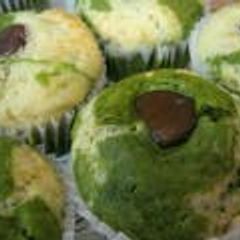 A picture of Macrobiotic Green Tea Chestnut Muffins.