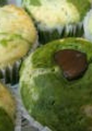 A picture of Macrobiotic Green Tea Chestnut Muffins.