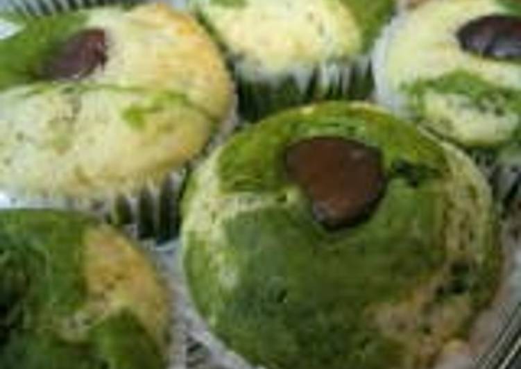Recipe of Yummy Macrobiotic Green Tea Chestnut Muffins