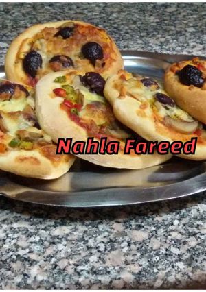 صورة لوصفة طريقة عمل ميني بيتزا