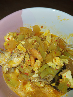 Foto resep Sayur labu siam tahu tempe ayam udang