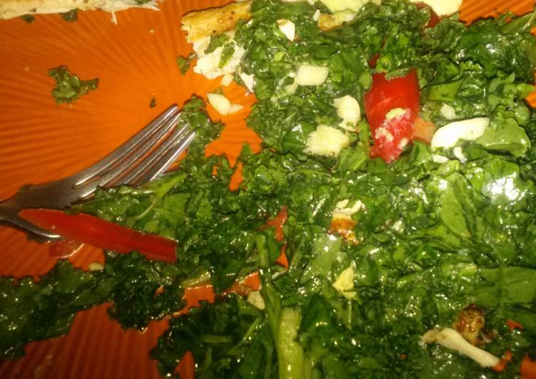 Simple Way to Prepare Super Quick Homemade Kale salad
