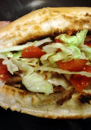 A picture of Toasted Steak em' Sandwiches.