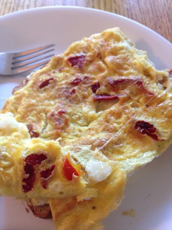 Recipe Easy Sun-dried Tomato &amp; Gruyere Omelet the Perfect So Delicious