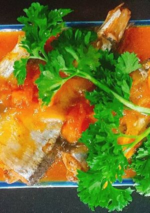 Hình của món Cá thu nhật sốt cà.