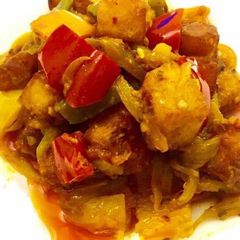 A picture of Paneer Capsicum💕💕💕.