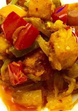A picture of Paneer Capsicum💕💕💕.