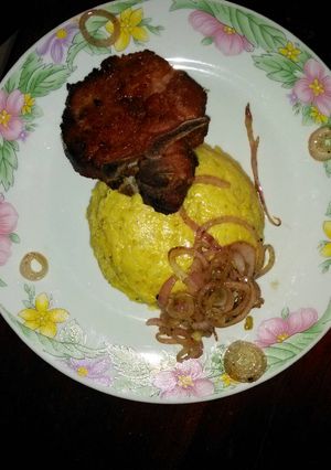 Una foto de Mangu dominicano a mi manera