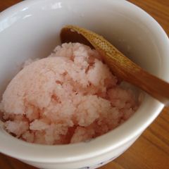 A picture of Peach and Yogurt Sherbet.